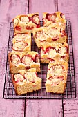 Plum crumble cake