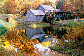 Mabry Mill in autumn