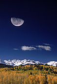 Mount Sneffels Range & Moon