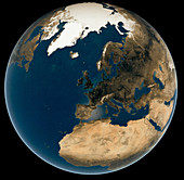 Earth Showing Europe