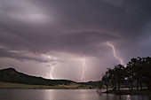 Emigrant Lake Lightning Storm,OR