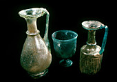 Roman Glass Flagons