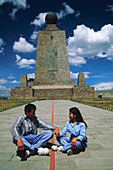 Couple at Equator Line