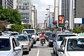 City centre traffic jam,Brazil