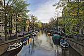 Boats Along a Canal