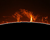 Solar prominences