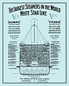Titanic and Olympic layouts,artwork