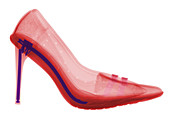 X-ray of High Heel Shoes