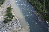 Glacial Stream Meets River