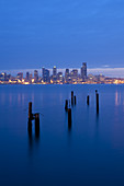 Seattle Skyline Sunrise,USA