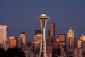 Seattle skyline with Space Needle,USA