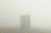 Following a truck in fog,Oklahoma