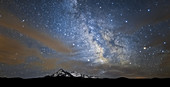 Milky Way and Mountains,Oregon