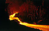 Lava from Piton de la Fournaise