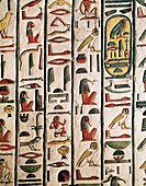 Relief in tomb of Queen Nefertari,Egypt