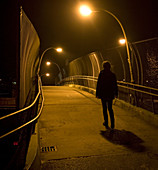 Pedestrian at Night