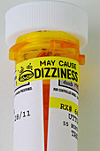 Dizziness Warning Label