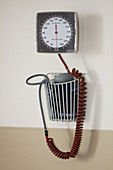 Hospital Room Blood Pressure Meter