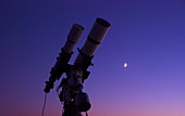 Refracting Telescopes and Moon