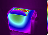 Thermogram of a Toaster