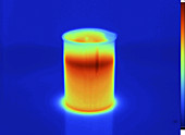 Thermogram of Hot Water in Beaker