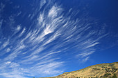 Cirrus Cloud over Lake Albert