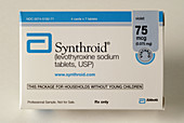 Synthroid (Levothyroxine) Box