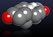 Dehydroepiandrosterone Molecular Model