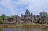 Famous Bayon Temple,Cambodia