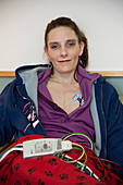Woman with Heart Monitor
