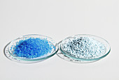 Hydrated and Anhydrous Copper Sulfate