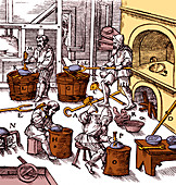 Metallurgy Workshop,16th Century