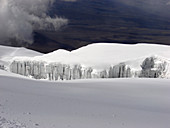 Glacier on Mt. Kilimanjaro