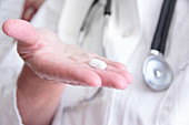 Pill in Doctor's Hand