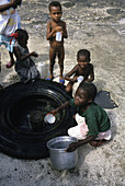 Fetching Water,Port-au-Prince,Haiti