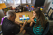 Dyslexia Testing Specialist with Student