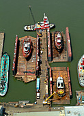 Tugboats in Drydock