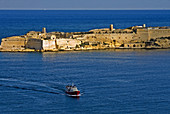 Boat and Fort in Malta