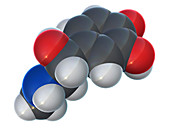 Epinephrine Molecular Model,Illustration