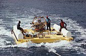 Submersible Prototype Being Launched