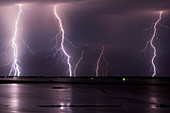 Missouri River Flood Lightning