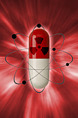 Radioactive Capsule,illustration