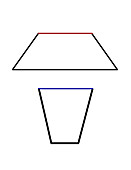 Trapezoid Optical Illusion,illustration
