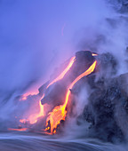 Lava,Kilauea Volcano,Hawaii