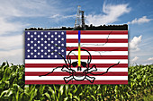 Fracking in the U.S.,illustration