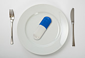 Pill on Plate