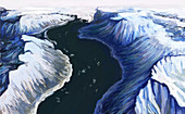 Melting Glacier (3 of 3),illustration