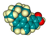 Bexarotene molecule,illustration