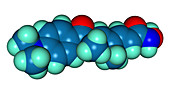 Trichostatin A molecule,illustration