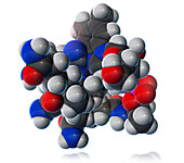 Cyanocobalamin Molecule,illustration